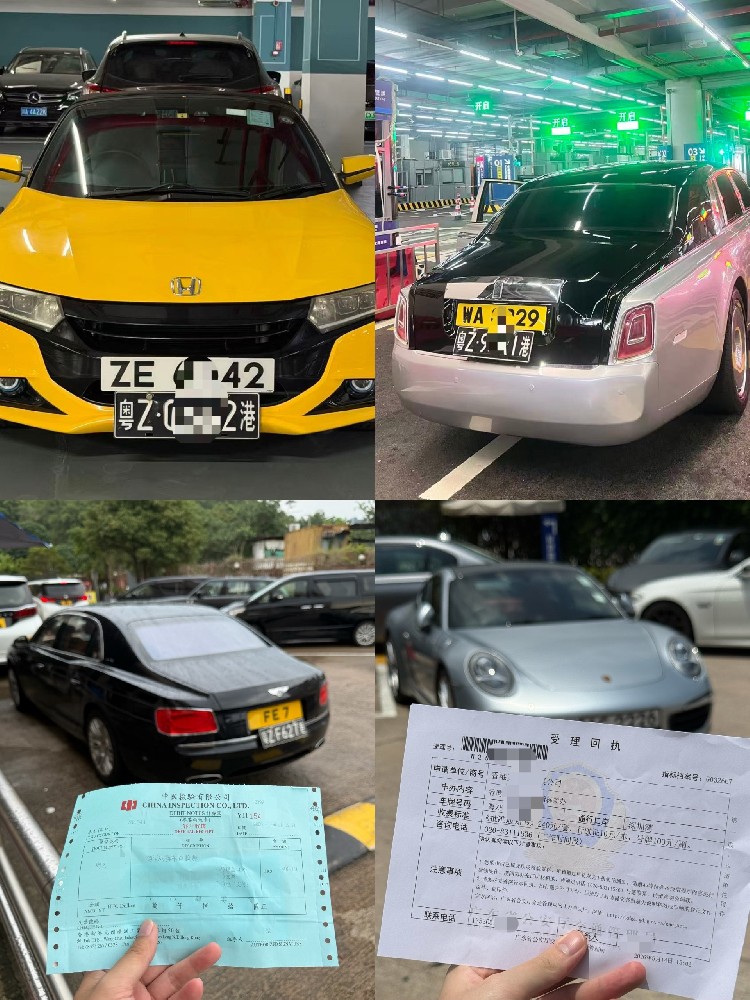 粤Z港车牌·深圳湾口岸办结